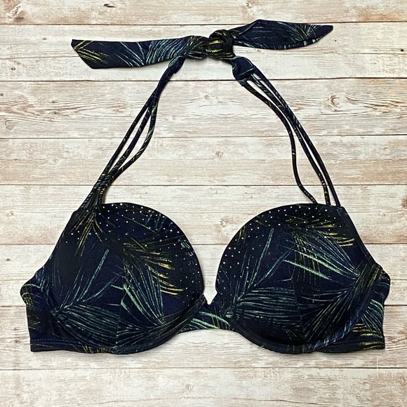 Victoria’s Secret Bombshell Rhinestone Bling Bikini Top 34C - Picture 2 of 9